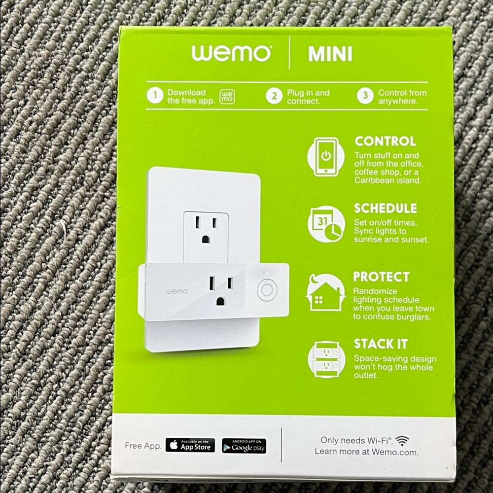Wemo Mini Smart Plug..NEW